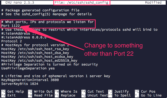 ubuntu-change-ssh-port